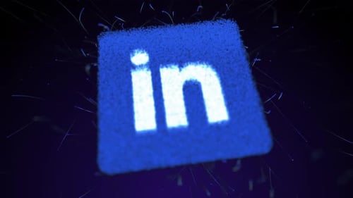 Glowing Particle Digital Logo Reveal