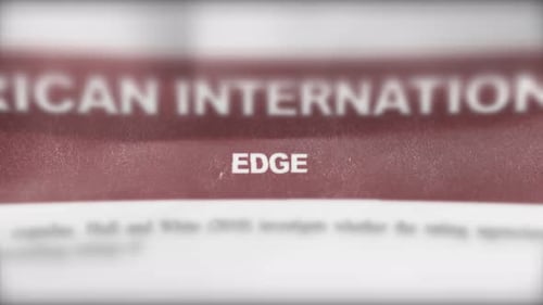 Edge Breaking News Photoreal Newspaper