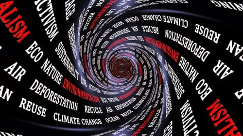 ENVIRONMENTALISM Keywords on the Tunnel Walls, Background, Loop