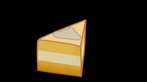 Animated Dessert Cake Slices Pack With Strawberry