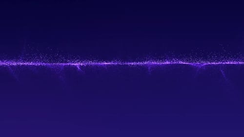 4k Shiny Particles Spreading Blue Background