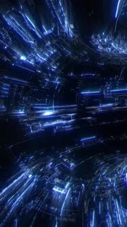 Vidéo verticale : un voyage d'animation 3D dynamique