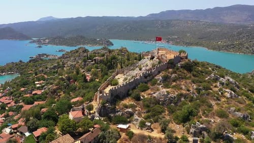 Kekova ancient town.