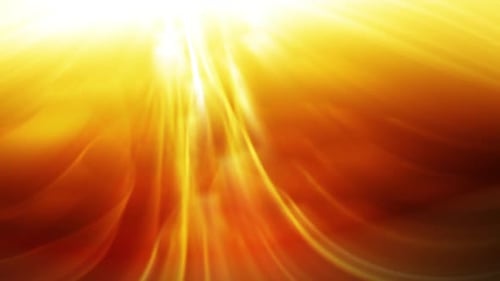 Vue des rayons du soleil en arrière-plan animé