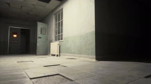 Hospital Ruins in an Abandoned Building