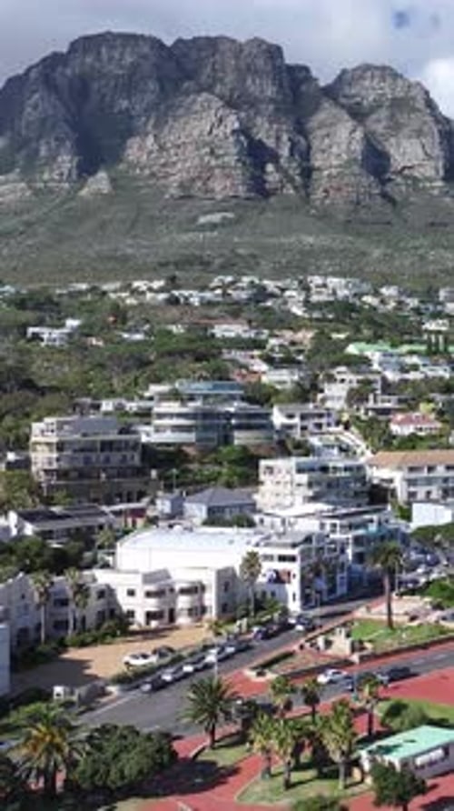 Camps Bay Beach At Cape Town In Western Cape South Africa.