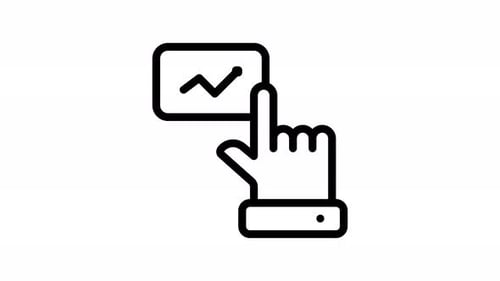 touch line icon animation