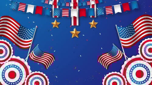 USA Memorial Day Holiday Background