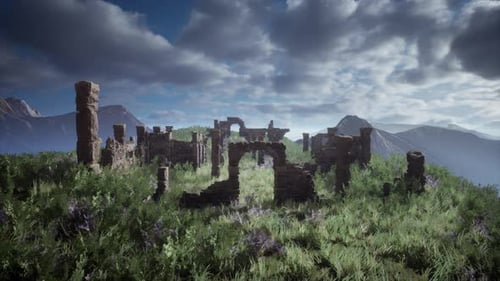 Ruins of Ancient Stone Walls