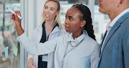 Business Colleagues Teamwork Brainstorming in Modern Office