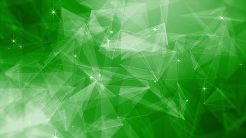 Plexus Technology Digital Background Loop Green V3
