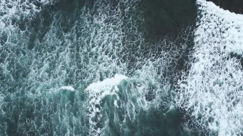 Indian Ocean Waves aerial