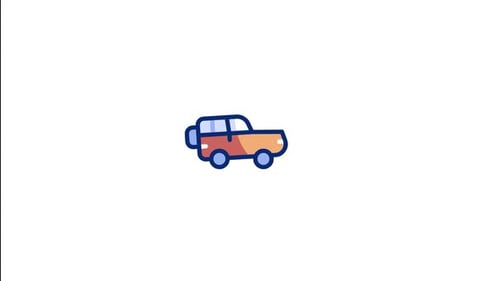 Animiertes Jeep-Symbol