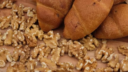 Croissant Walnüsse