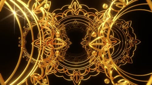 Fundo dourado Art Déco