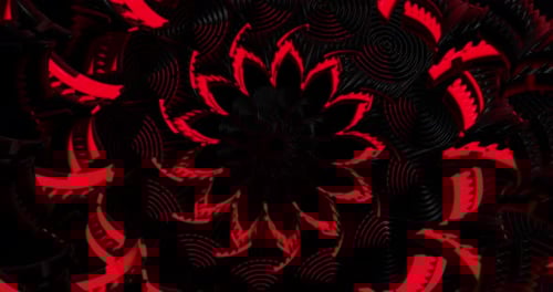 Animation en boucle de tunnel de couleur abstraite 4K VJ 31