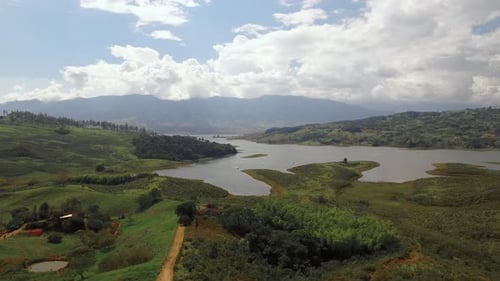 Calima Lake in Valle del Cauca Colombia
