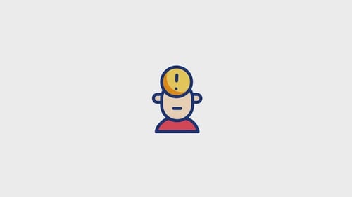 Mental Disorder Animated Icon