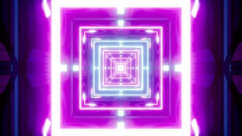 Shining Retro Square Tunnel