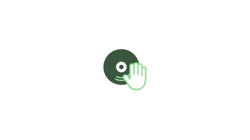 Animationsvideo mit dem Dj Make Music-Symbolsymbol