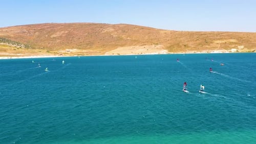 Windsurfer Drohne Wiev