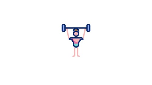 Deadlift Animated Icon