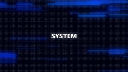 Systemtextanimation