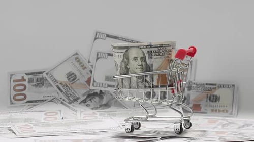 Concept Finance Business Investment Success. United States money.