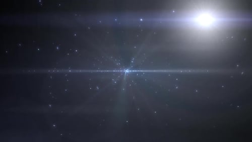 Cinematic Light Ray Particle Reveal Opener