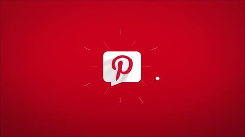 2D-Symbole für soziale Medien Pinterest