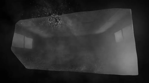 broken glass particle element animation design