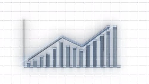 Black Positive Business Graph Report Animated