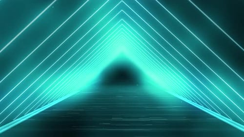 Neon Tunnel Background