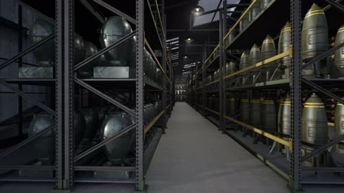 Military Bomb and Ammunition Storage Warehouse