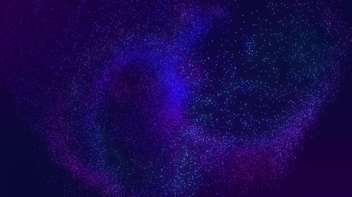 Abstract Cosmic Particle Field Swirling Motion Background