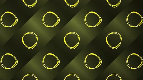 Hypnotic Background with Vibrating Rings