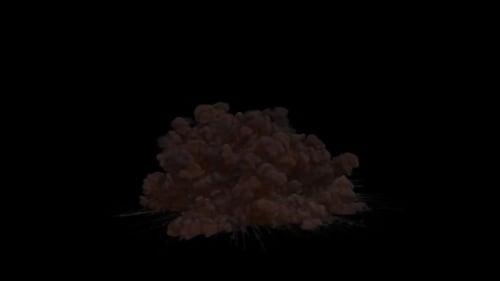 explosion on transparent background