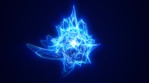 Futuristic Abstract Energy Sphere Reveal