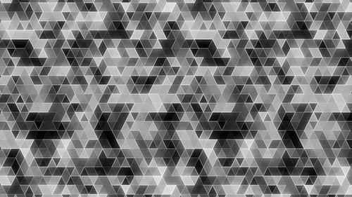 Animated Grayscale Abstract Triangle Mosaic Background