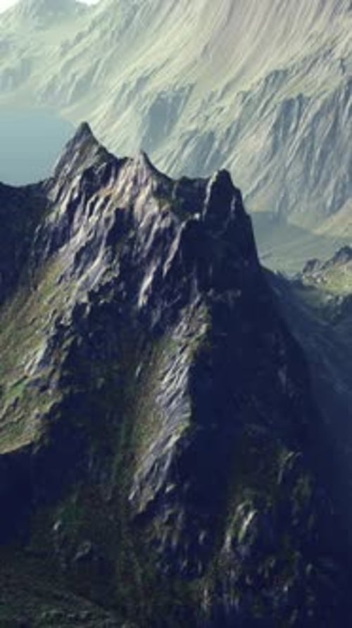 Fog in the Mountains of Norway