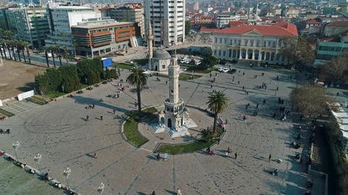 izmir konak square historical clock tower