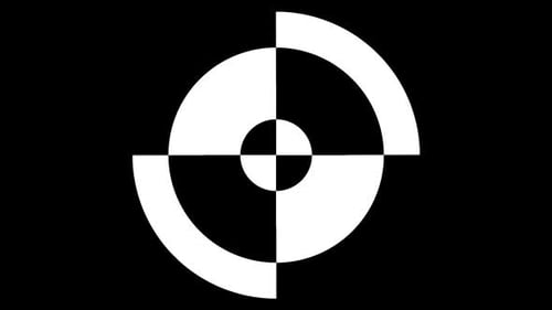Headline-Kollektion: Eine grau-weiße Logo-Leiste zeigt ein Element aus der unteren rechten Ecke eines schwarzen