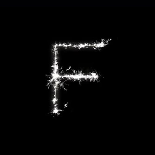 Sparkler Letter F Reveal Animation