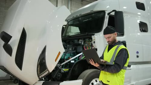 Service of the Car in the Technical Center or Warehouse Records Information About the Truck on