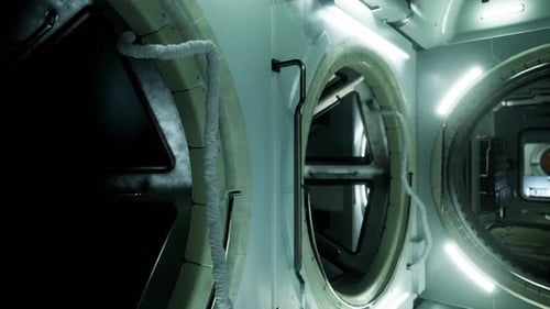 View From Cockpit International Space Station