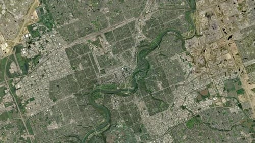 Edmonton City Map Zoom - Canada