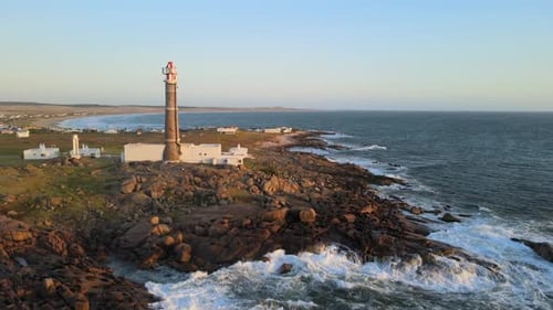 Lighthouse in the cost