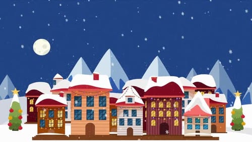 Christmas Village Landscape