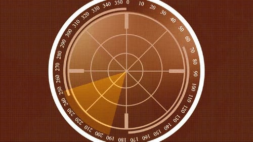 technology radar scanning Hud animation ,interface sonar radar screen 4k video circle template
