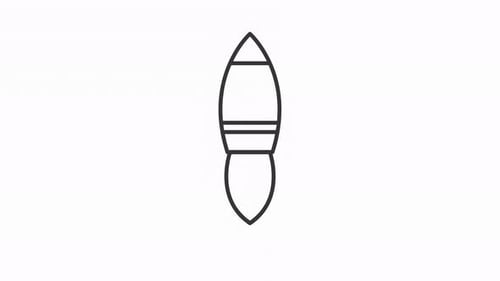 shuttle rocket animated icon